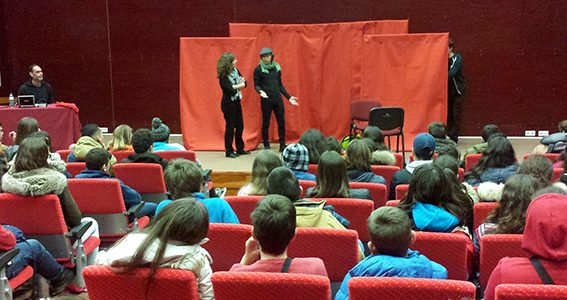 <center>Teatro-Debate (IN) Dependências para as escolas secundárias do Alentejo</center>
