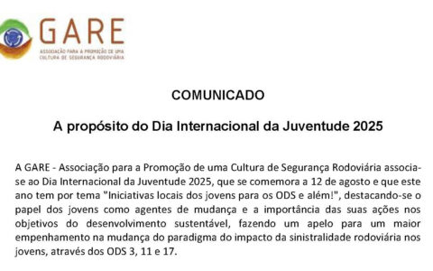 Comunicado – A propósito do Dia Internacional da Juventude 2025